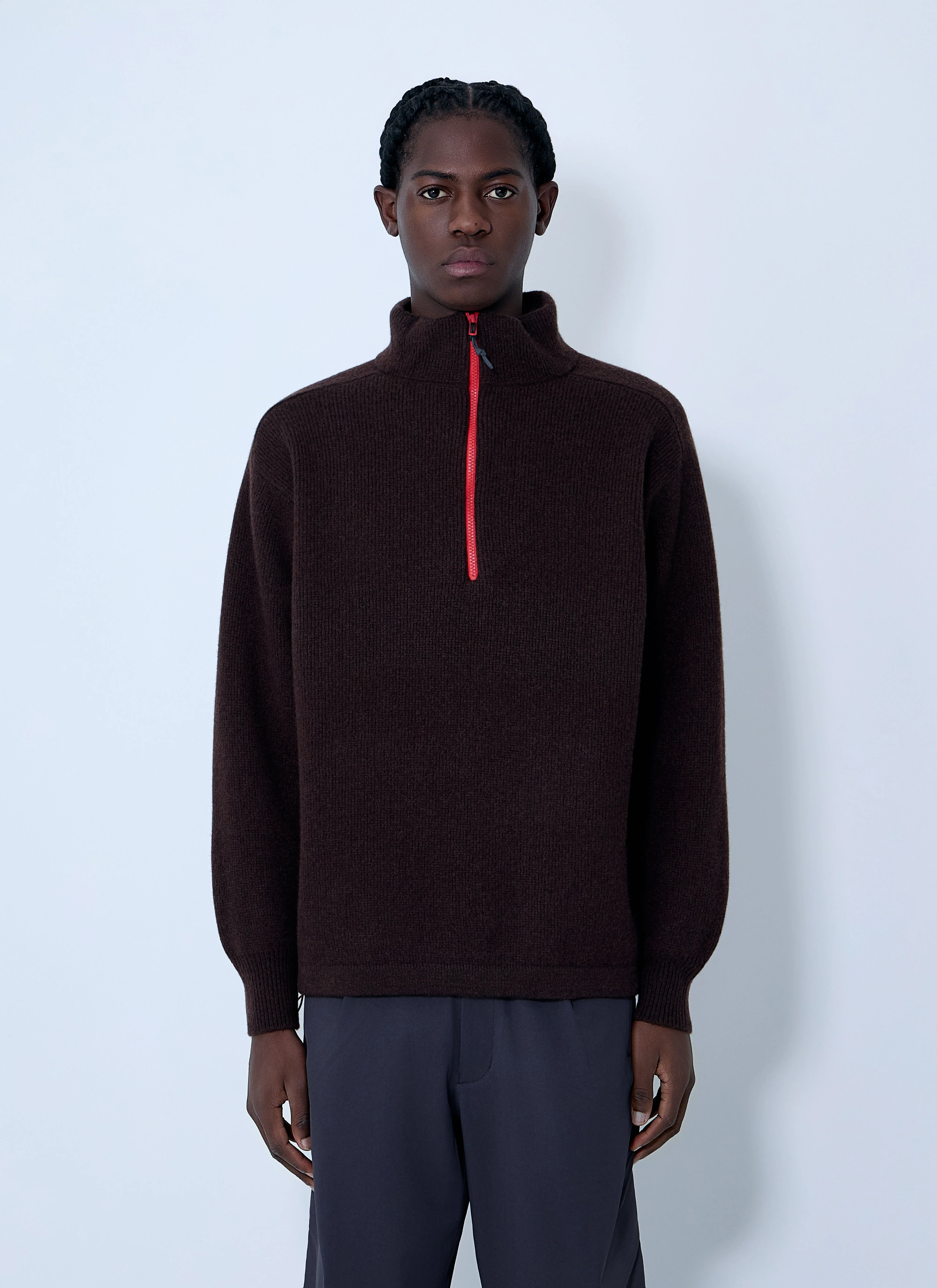 High Neck Sweater - 1