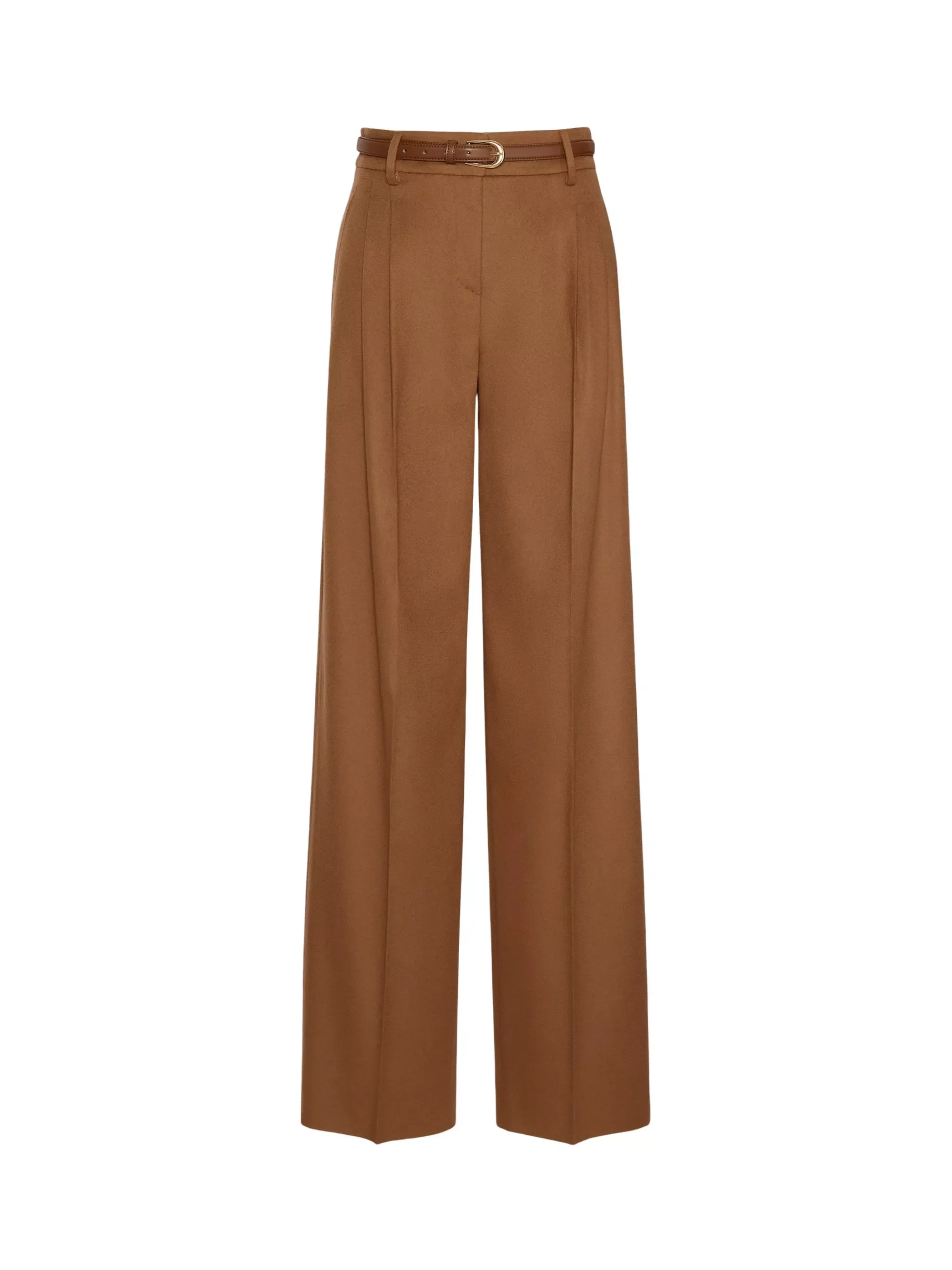 Brown Tailored Pants - 1