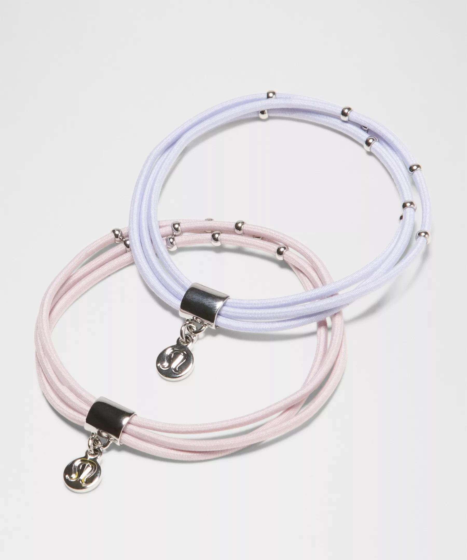 Multi-Band Charm Hair Elastics *2 Pack - 1