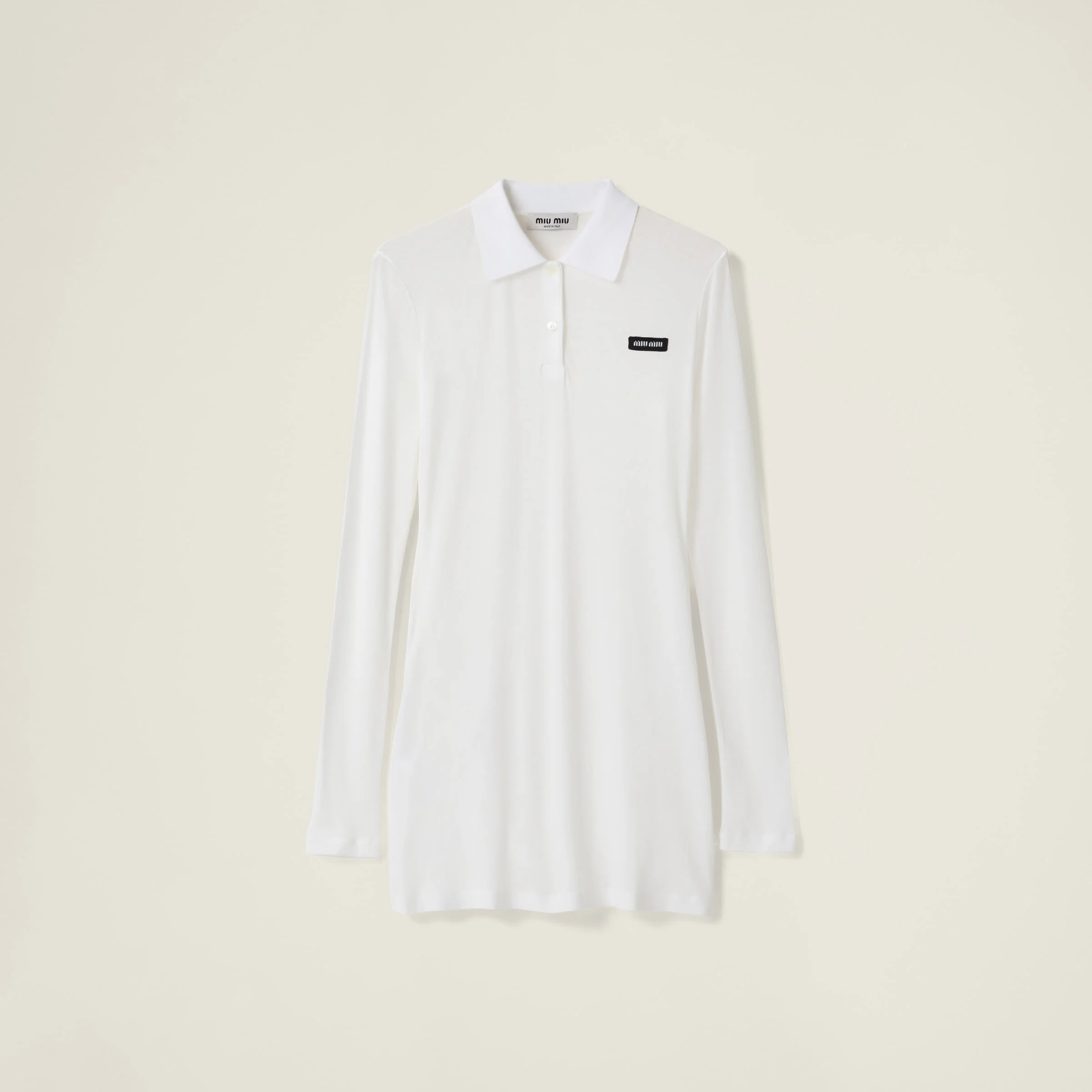 Ribbed jersey mini-dress - 1