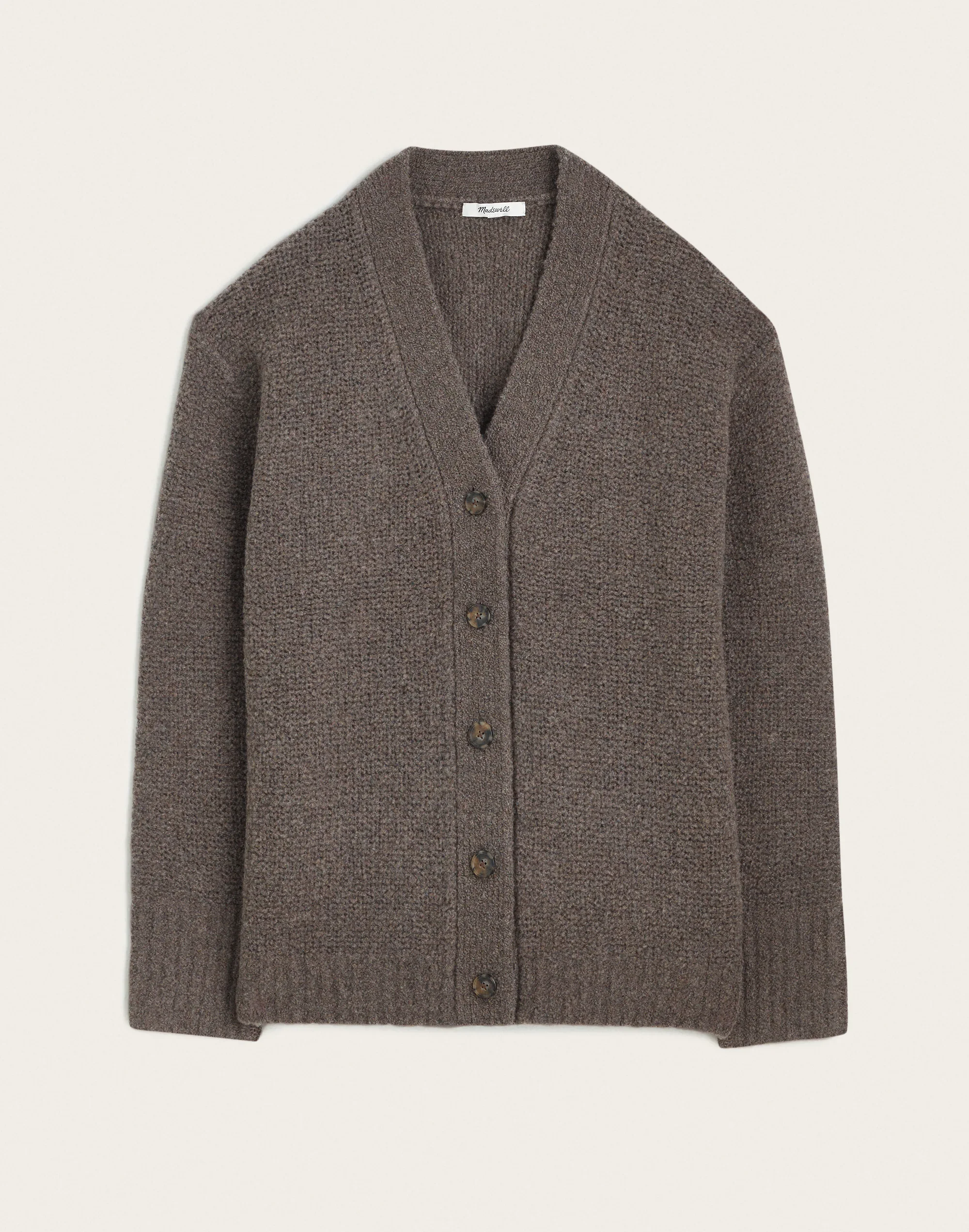 Oversize Bouclé Cardigan - 1