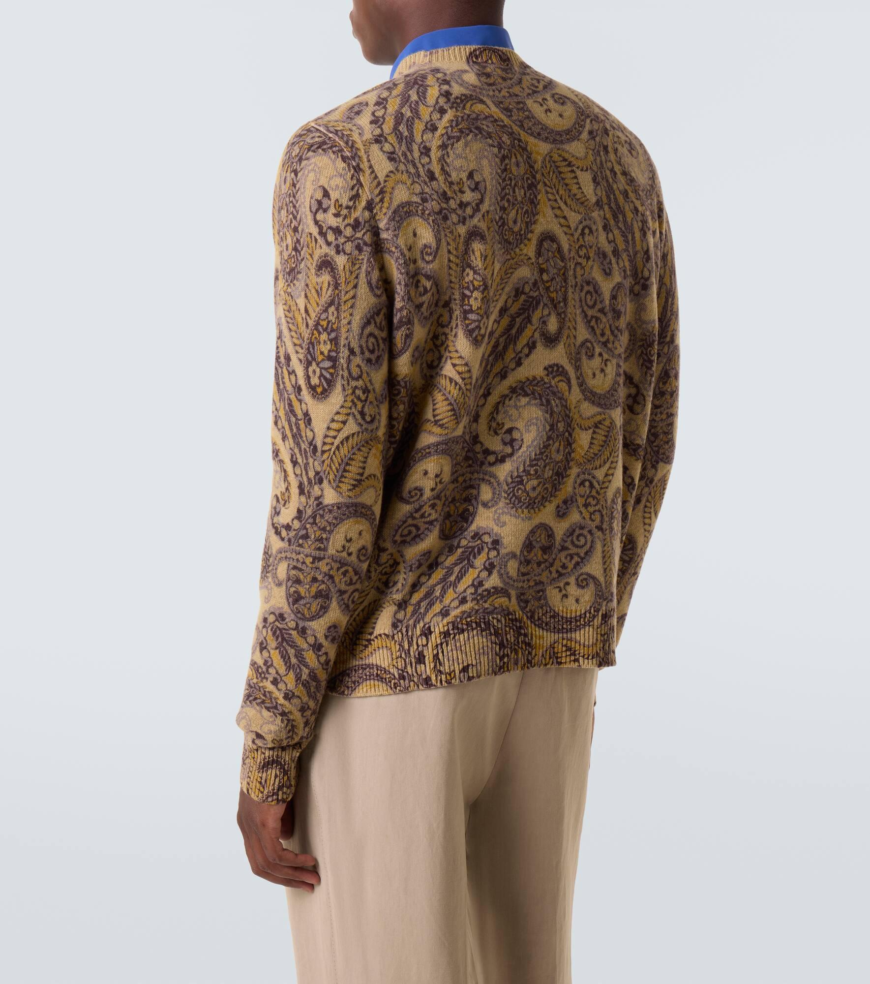 Jacquard wool sweater - 4