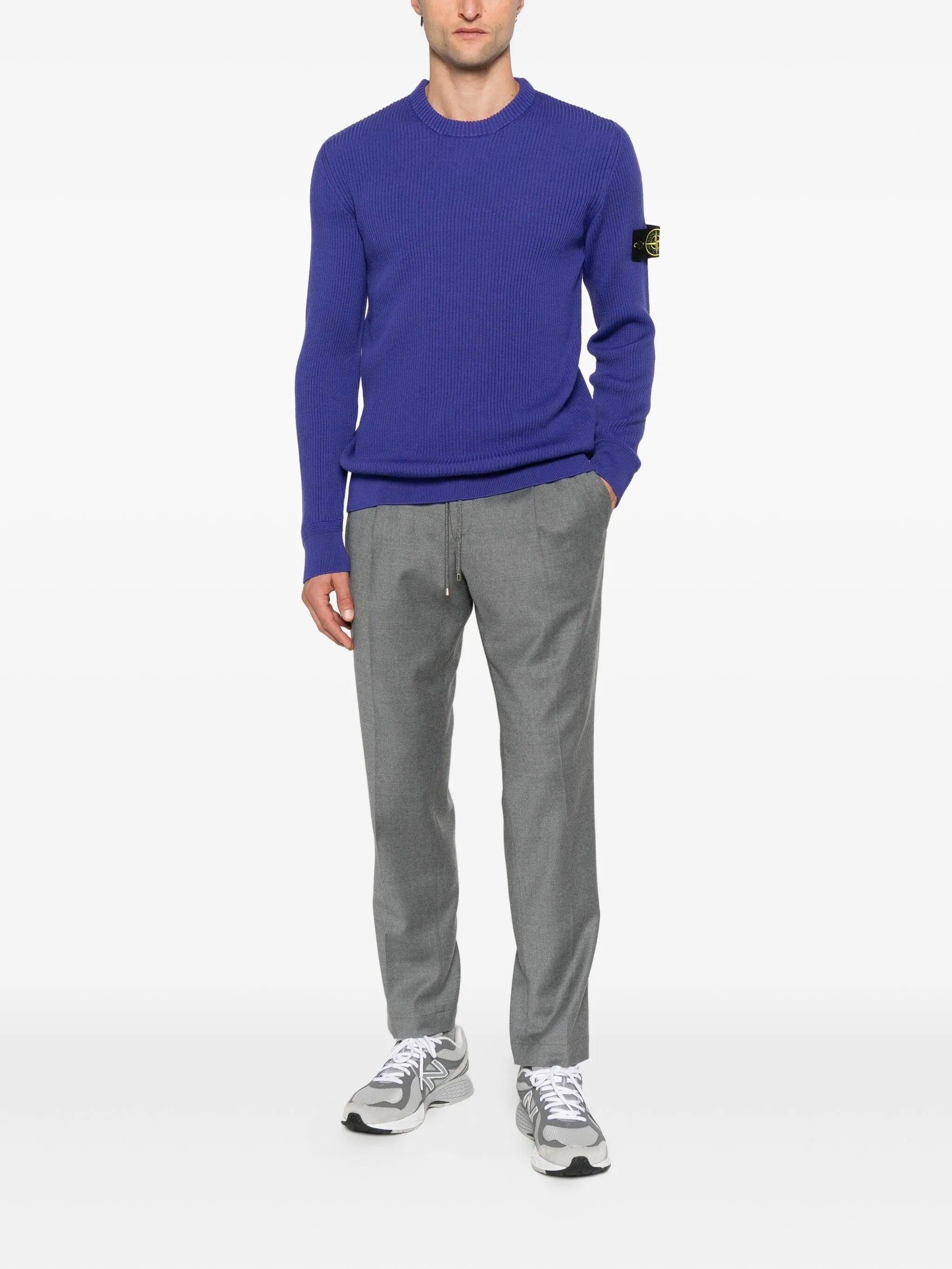 Stone Island Ribbed Crew-neck Sweater - 5