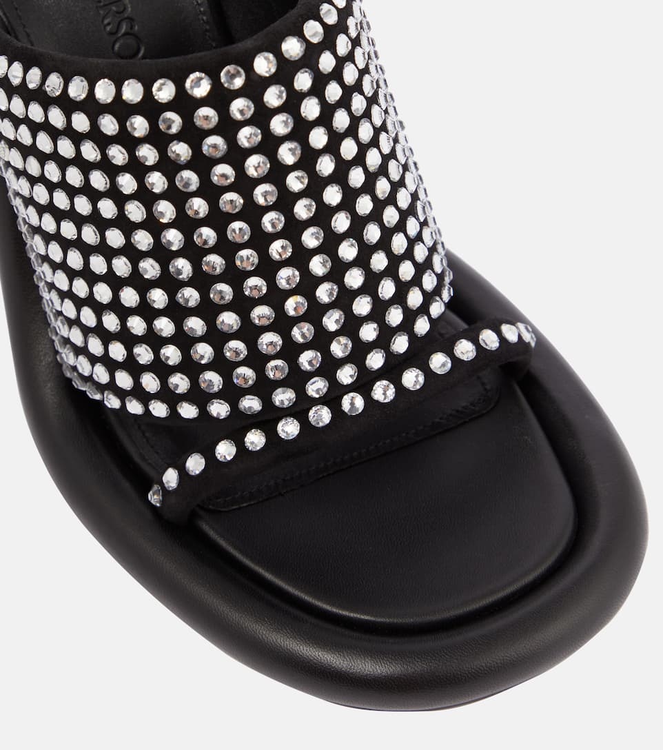 Bumper-Tube embellished mules - 6