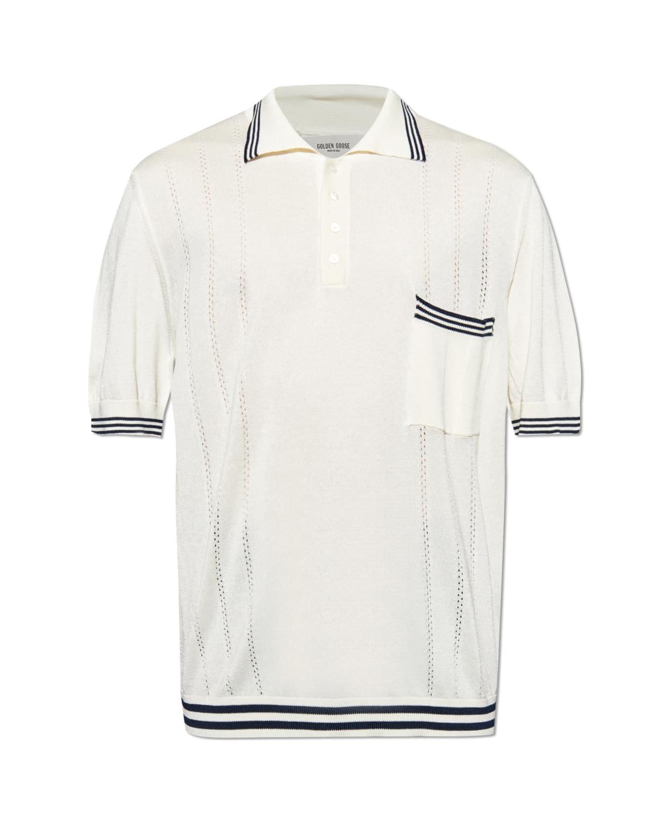 Golden Goose Striped Polo - 1