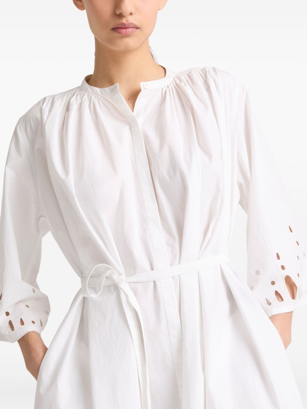 pleated midi dress - 4