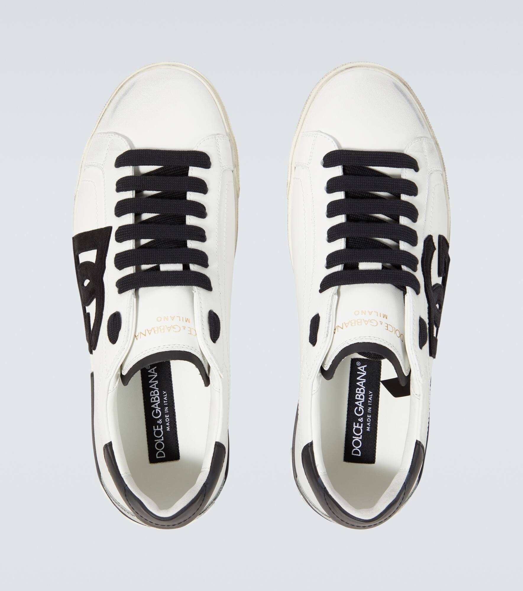 DG leather sneakers - 4