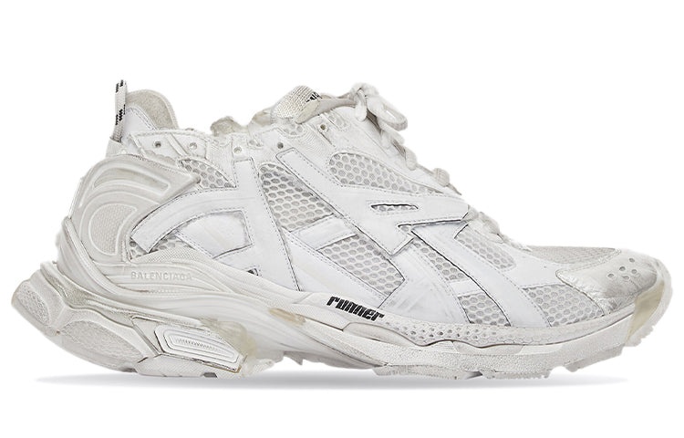 (WMNS) Balenciaga Runner Sneakers 'Whtie Mesh and Nylon' 656063W3RA19000 - 2
