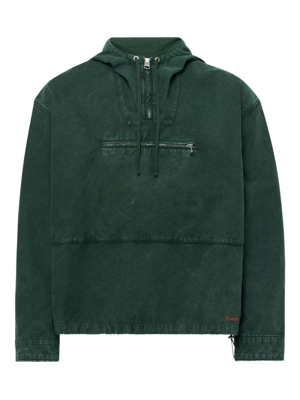 drawstring hooded jacket - 1