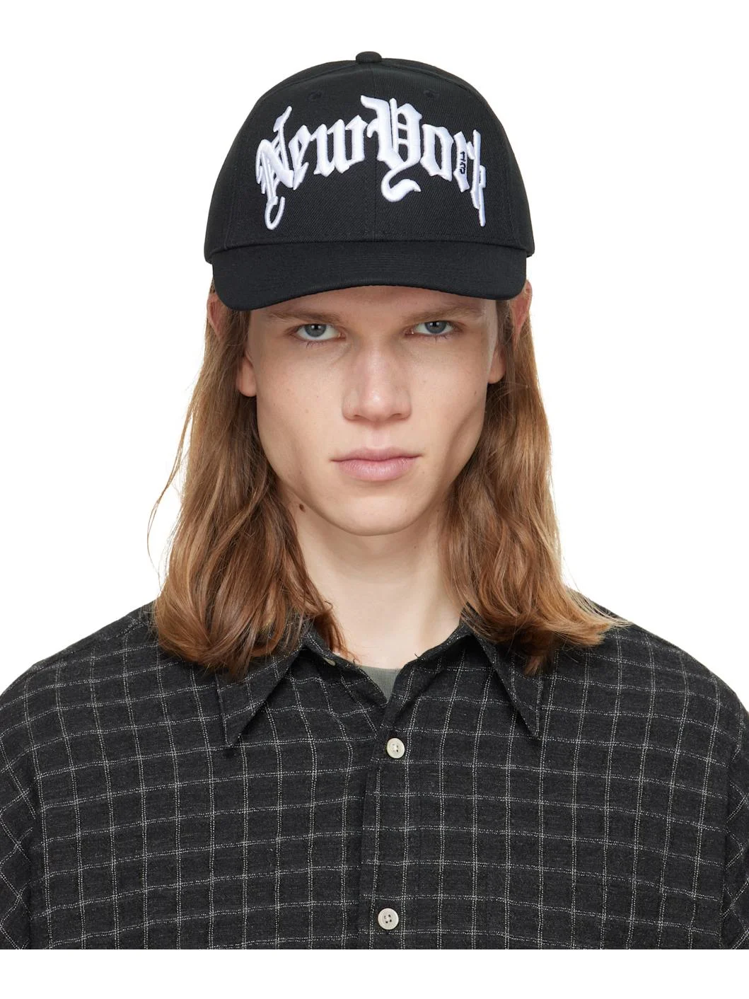 Black 'New York' Baseball Cap - 1