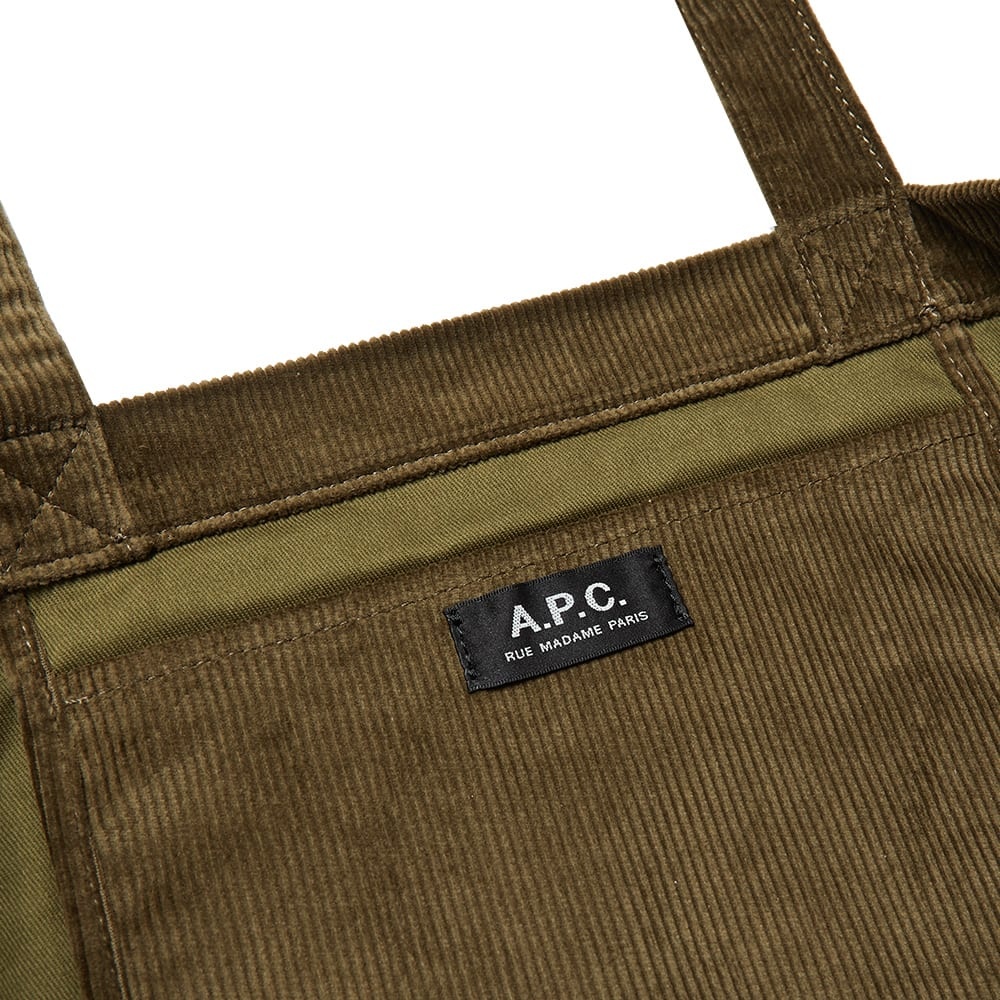 A.P.C. Diane Corduroy Large Tote - 4