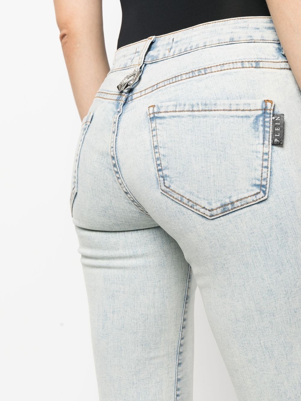 high-rise skinny-cut jeans - 5