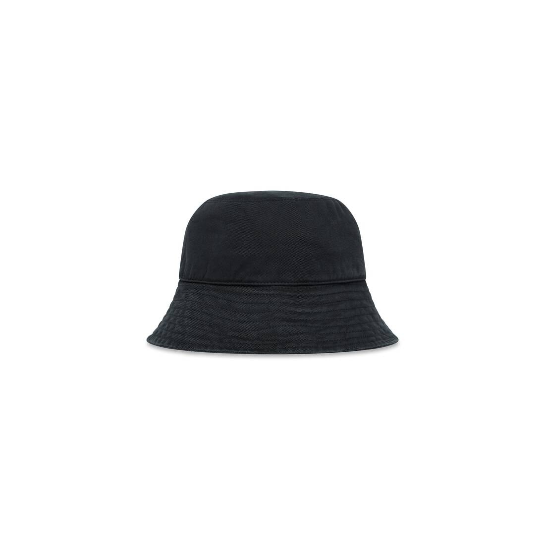 Men's Bucket Hat in Black - 1
