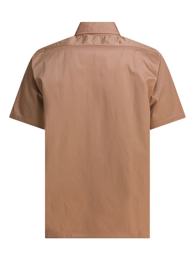 Buzz Rickson's buttoned-pocket cotton shirt outlook