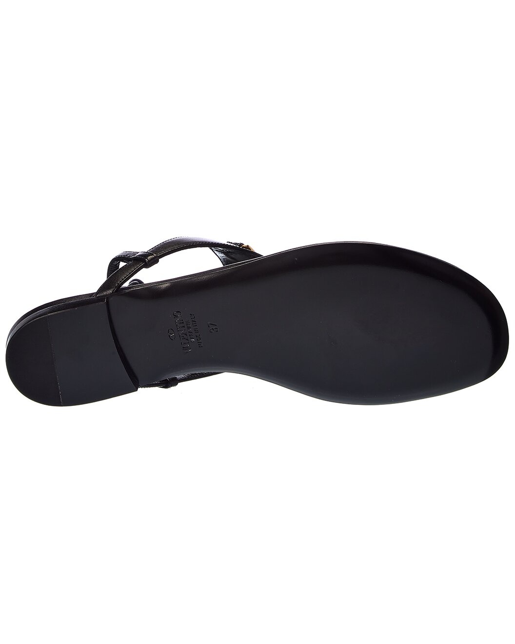 Valentino VLogo Chain Leather Sandal - 4