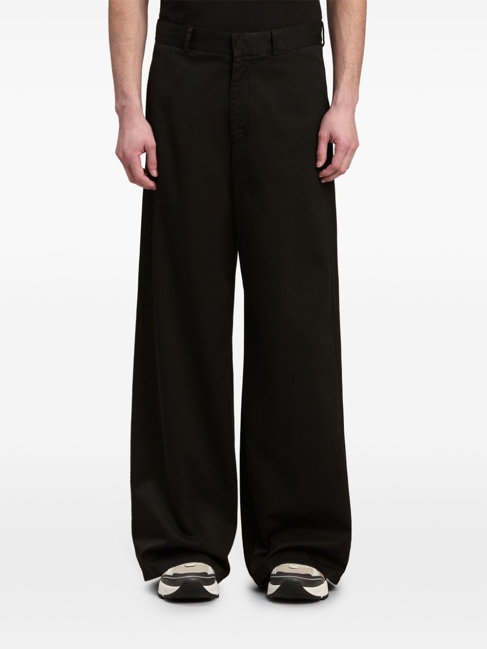 monogram straight-leg trousers - 3