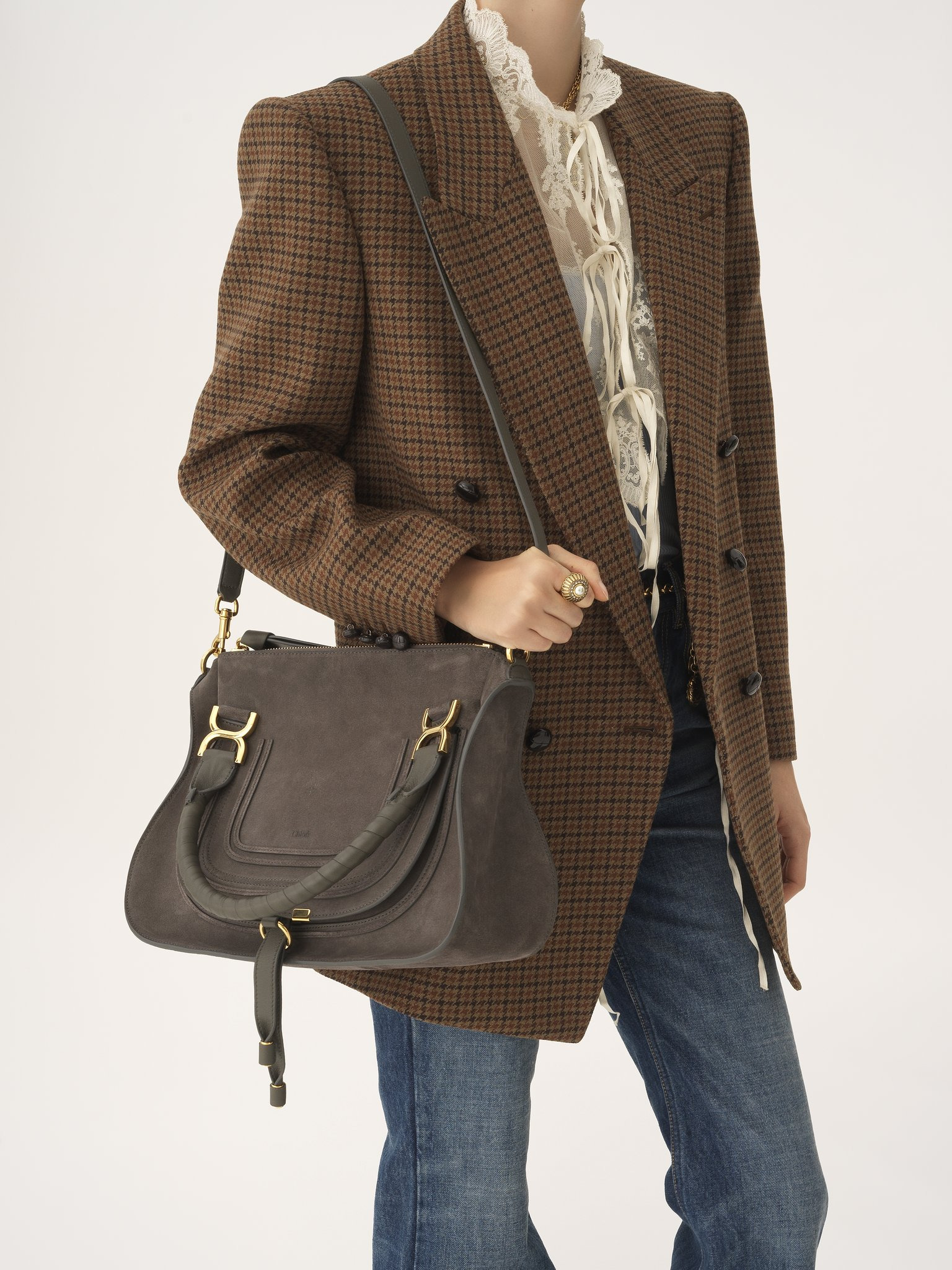 MARCIE BAG IN SUEDE LEATHER - 9