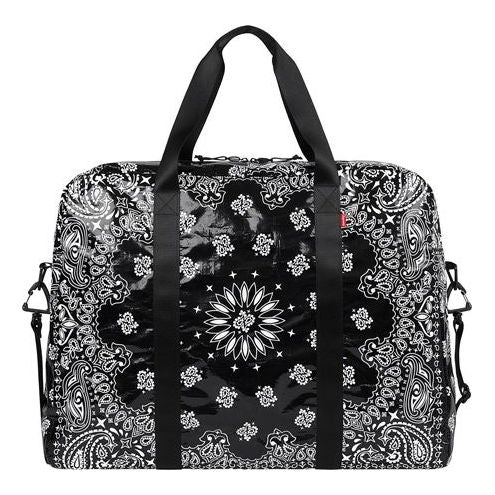 Supreme Bandana Tarp Large Duffle Bag 'Black White' SUP-SS21-625 - 2