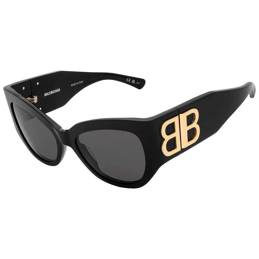 Balenciaga Grey Cat Eye Ladies Sunglasses BB0322S 002 55 - 5