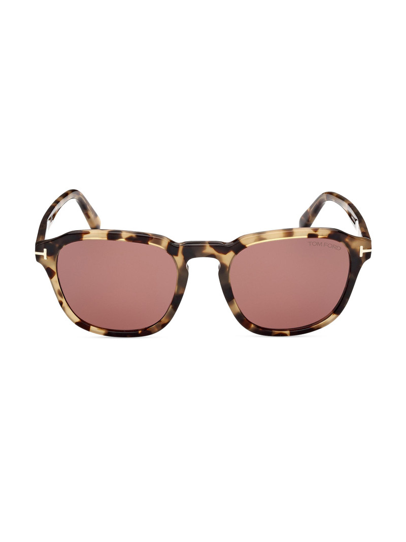 Men's Avery 52MM Tortoiseshell Sunglasses - Dark Havana 1