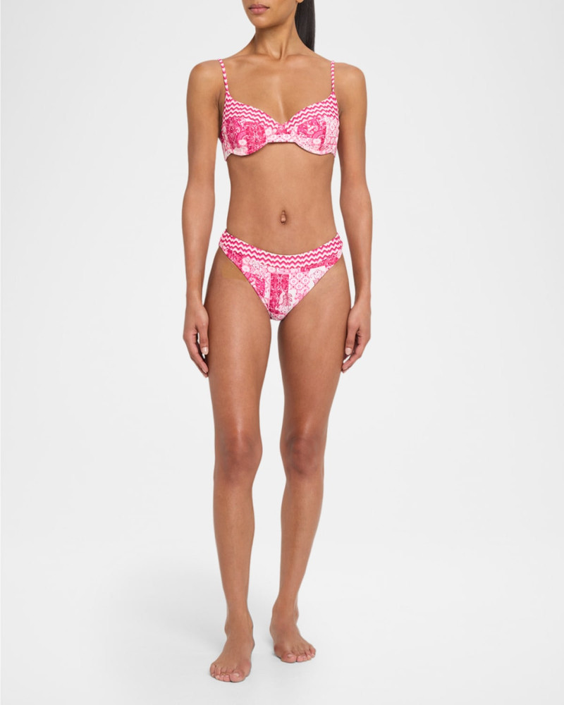 RAMY BROOK Printed Mona Bikini Top outlook