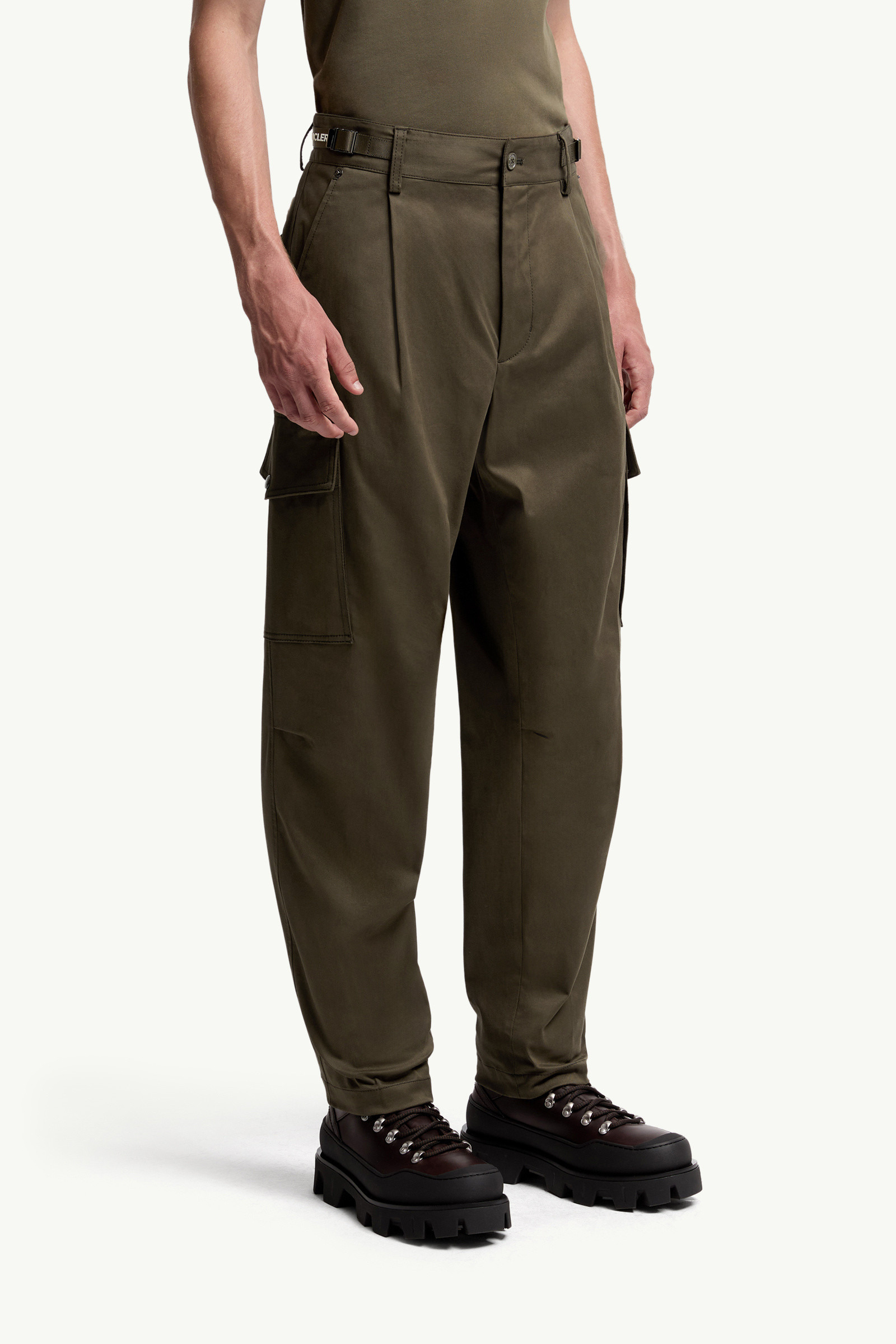 Cotton Gabardine Cargo Pants - 3