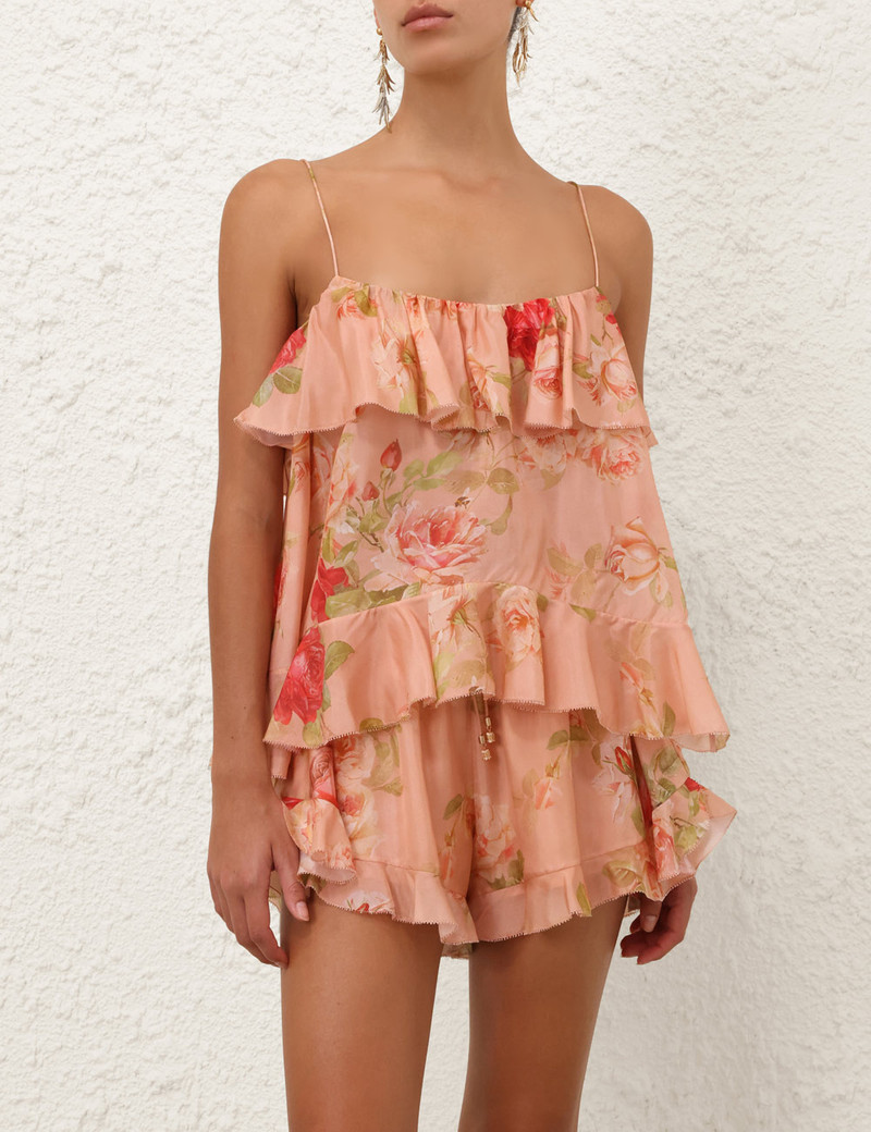 Zimmermann ROSELIGHT FRILL CAMI TOP outlook
