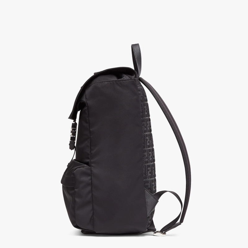 FENDI Black nylon backpack outlook