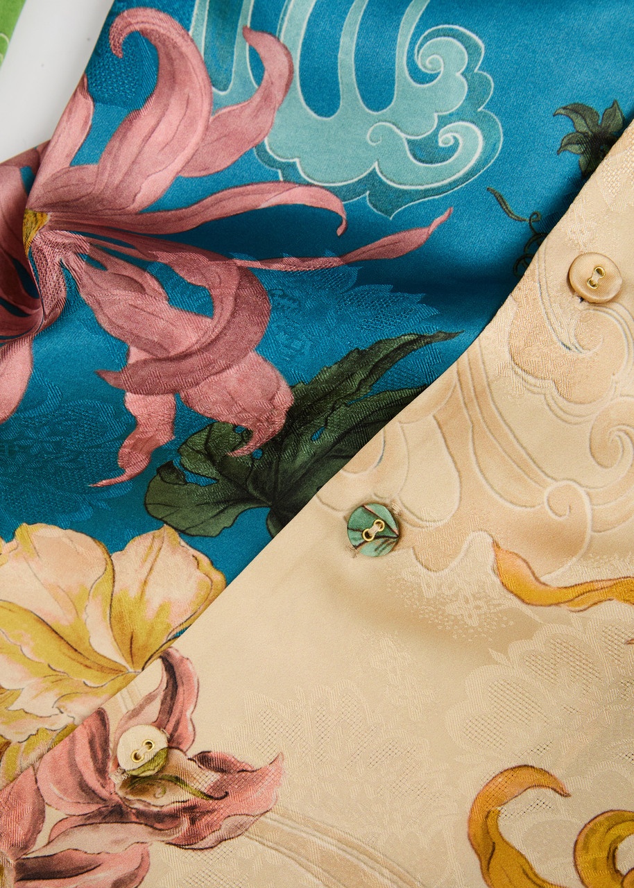 Alemais Avery Floral Satin Shirt - 5