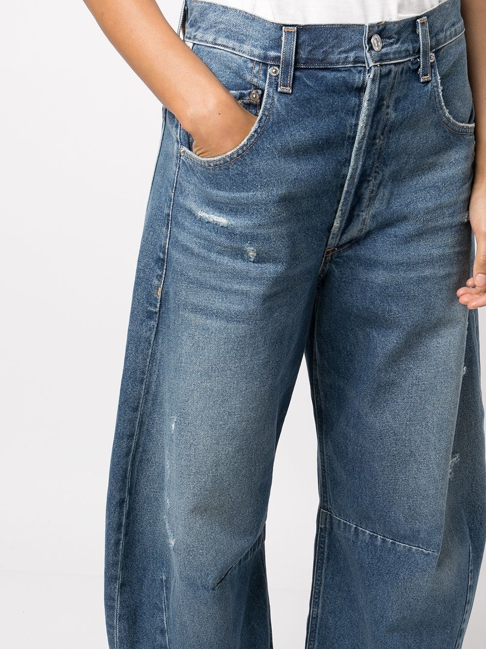 Horseshow high-rise tapered jeans - 5