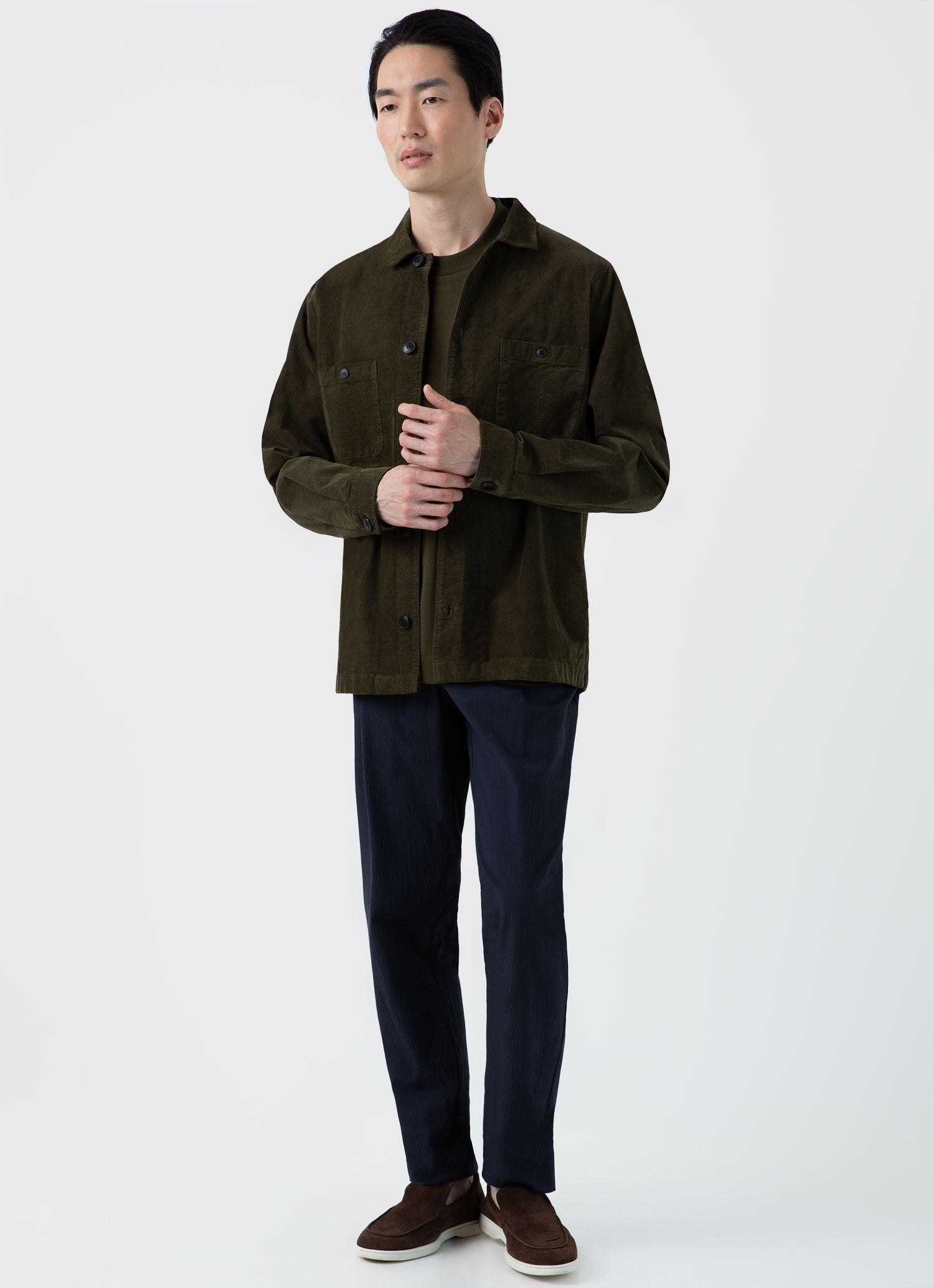 Cellular Cord Overshirt - 3