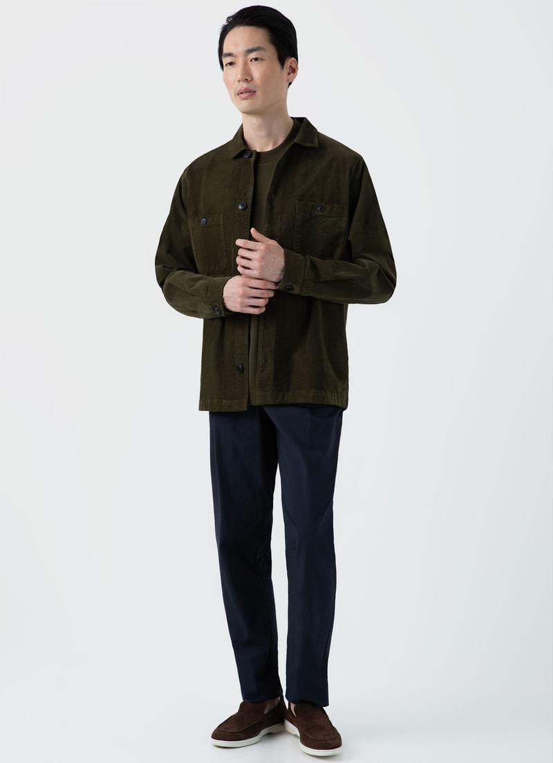 Sunspel Cellular Cord Overshirt outlook