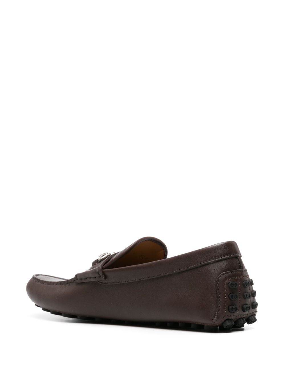 Horsebit leather driving loafers - 3