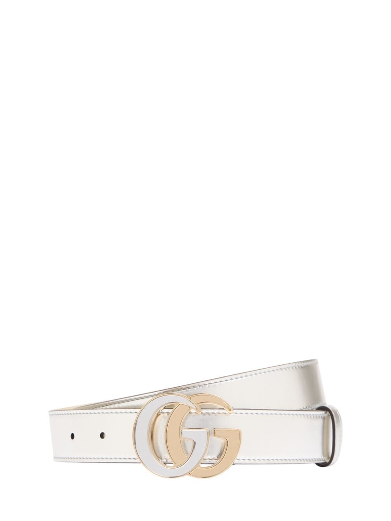 30mm GG Marmont leather belt - 1