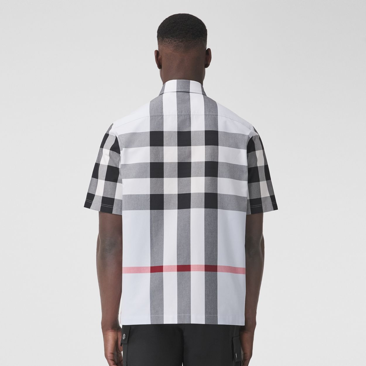 Short-sleeve Check Cotton Shirt - 4