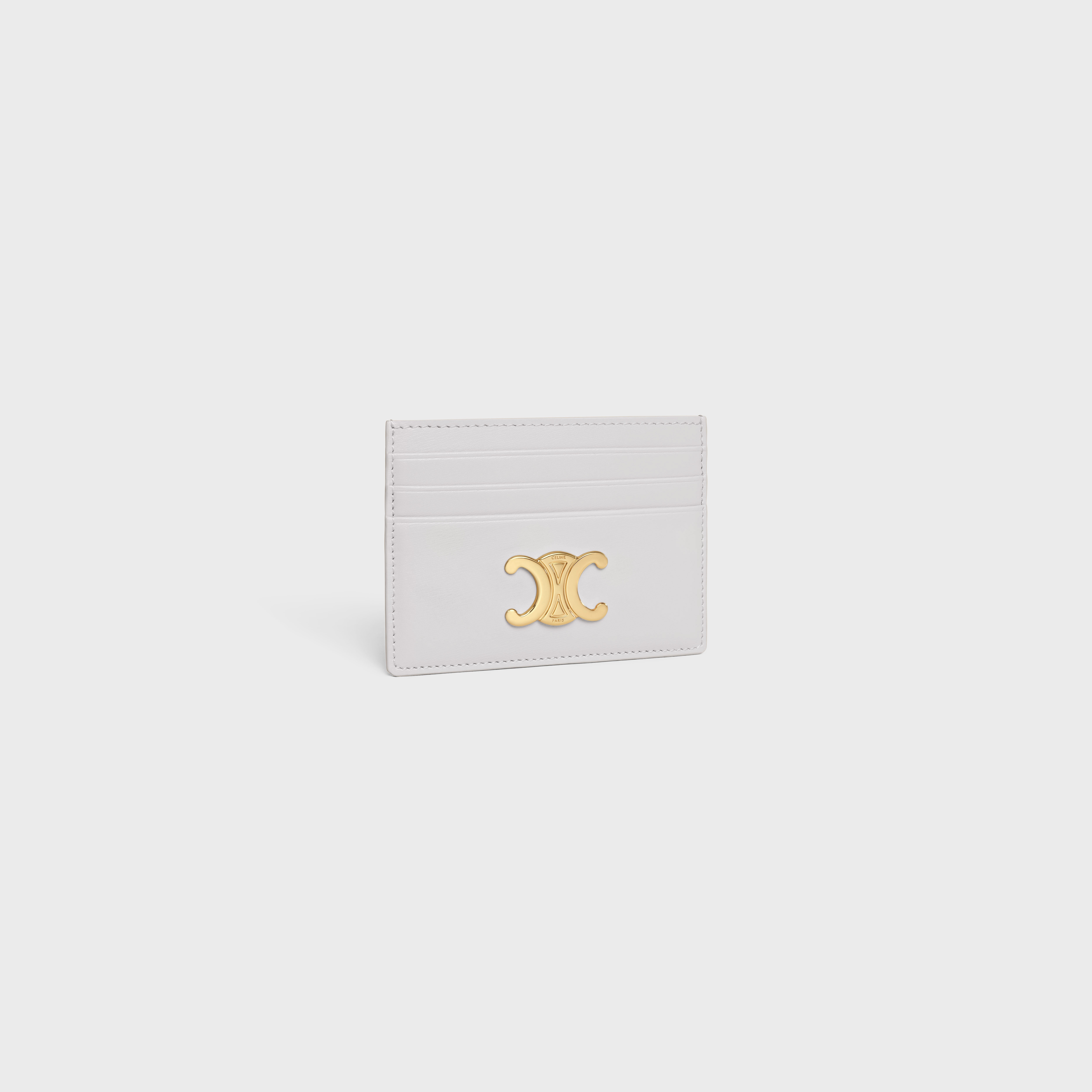 TRIOMPHE CARD HOLDER in Shiny calfskin - 2