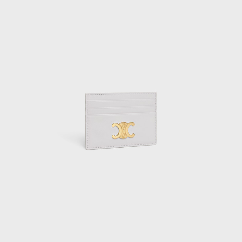 CELINE TRIOMPHE CARD HOLDER in Shiny calfskin outlook