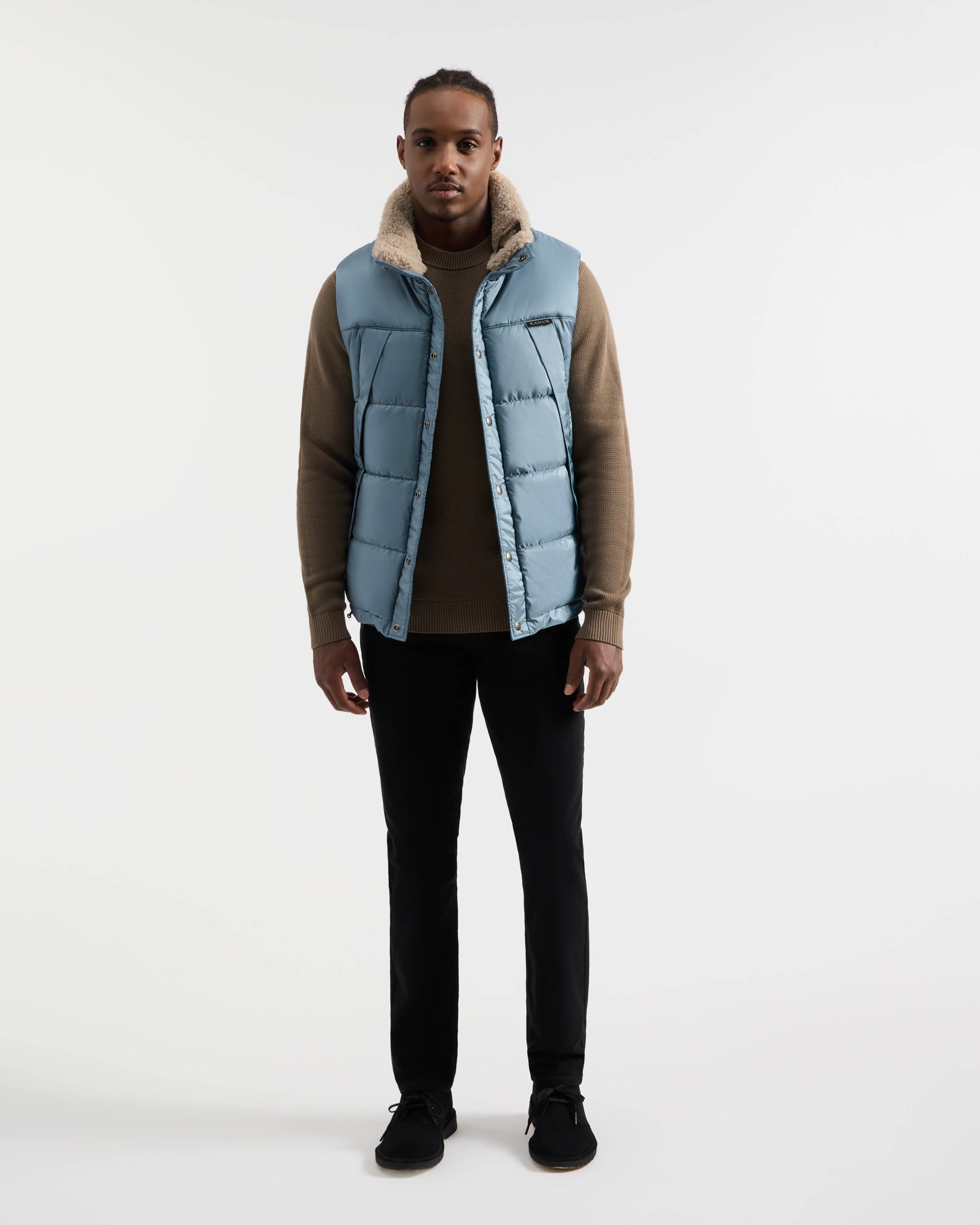 Douglas Vest - Steel Blue - 3