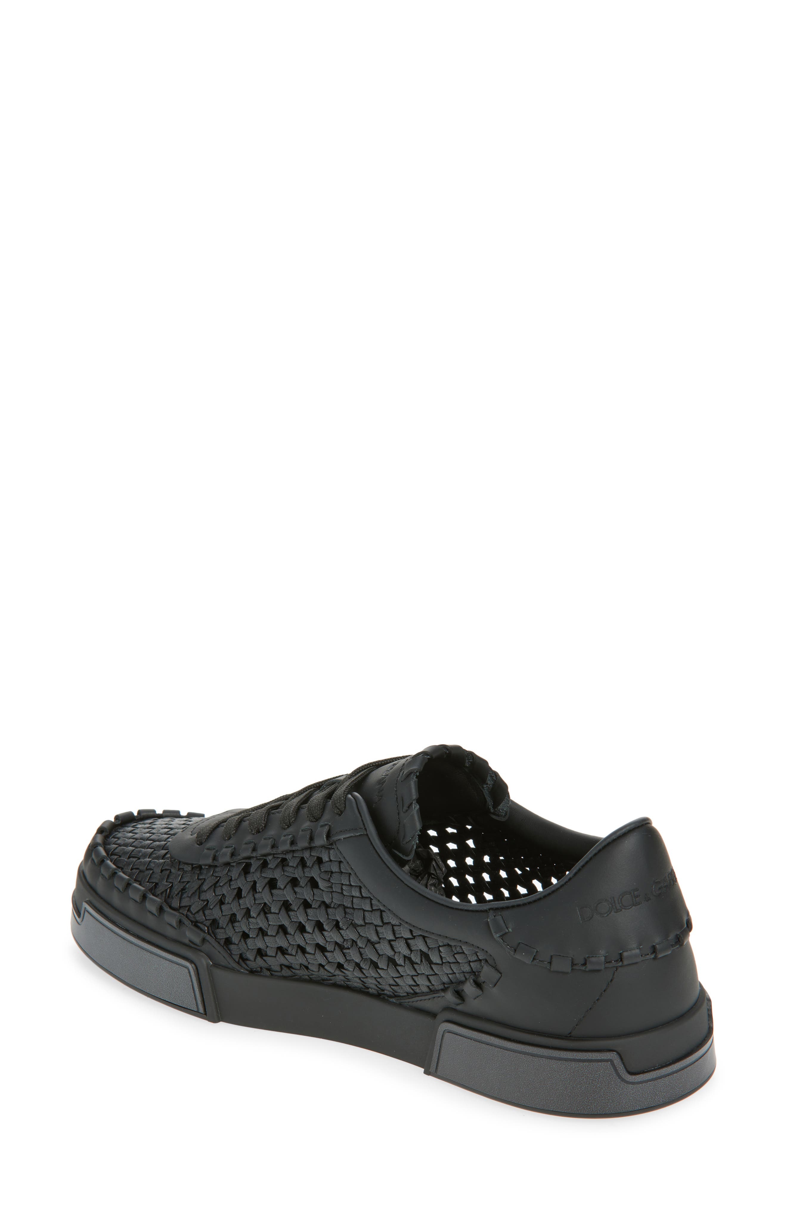 Dolce&Gabbana Portofino Yacht Sneaker in 8T763 Nero/Nero/Nero at Nordstrom - 2