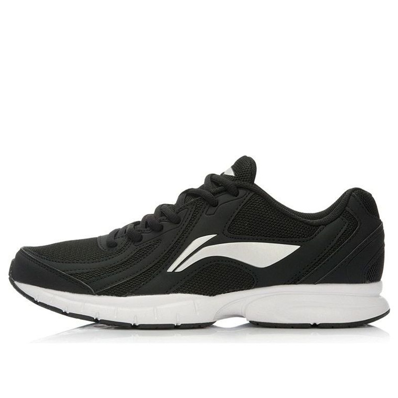 Li-Ning One Piece Lightweight Running Shoes 'Black Silver' ARBS009-1 - 1