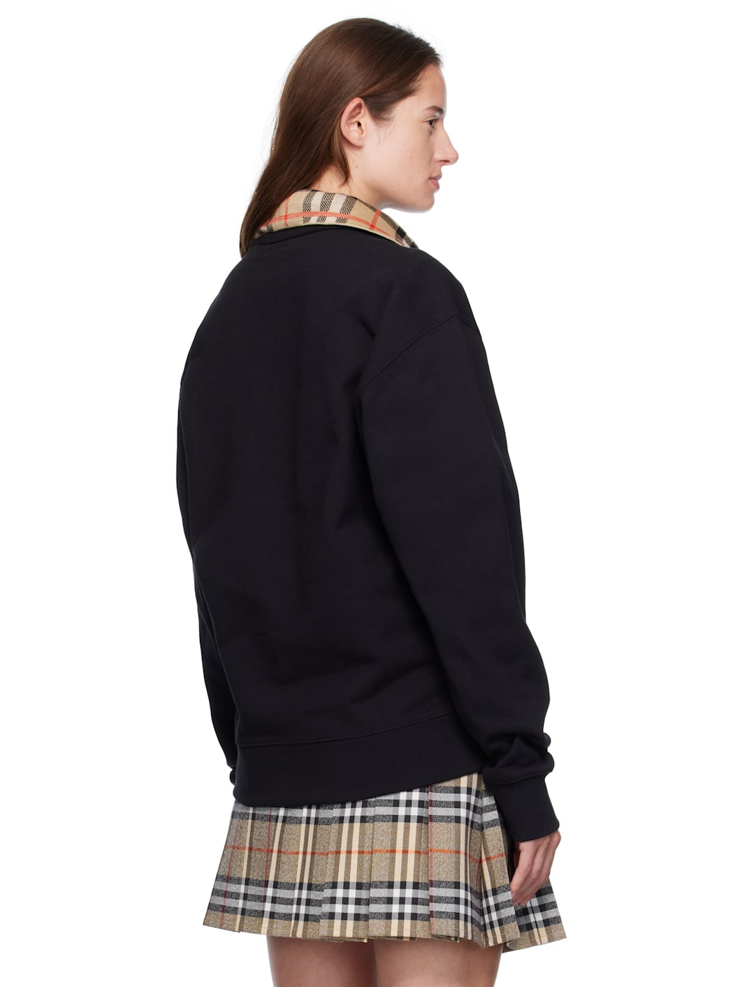 Black Zip-Up Polo - 3