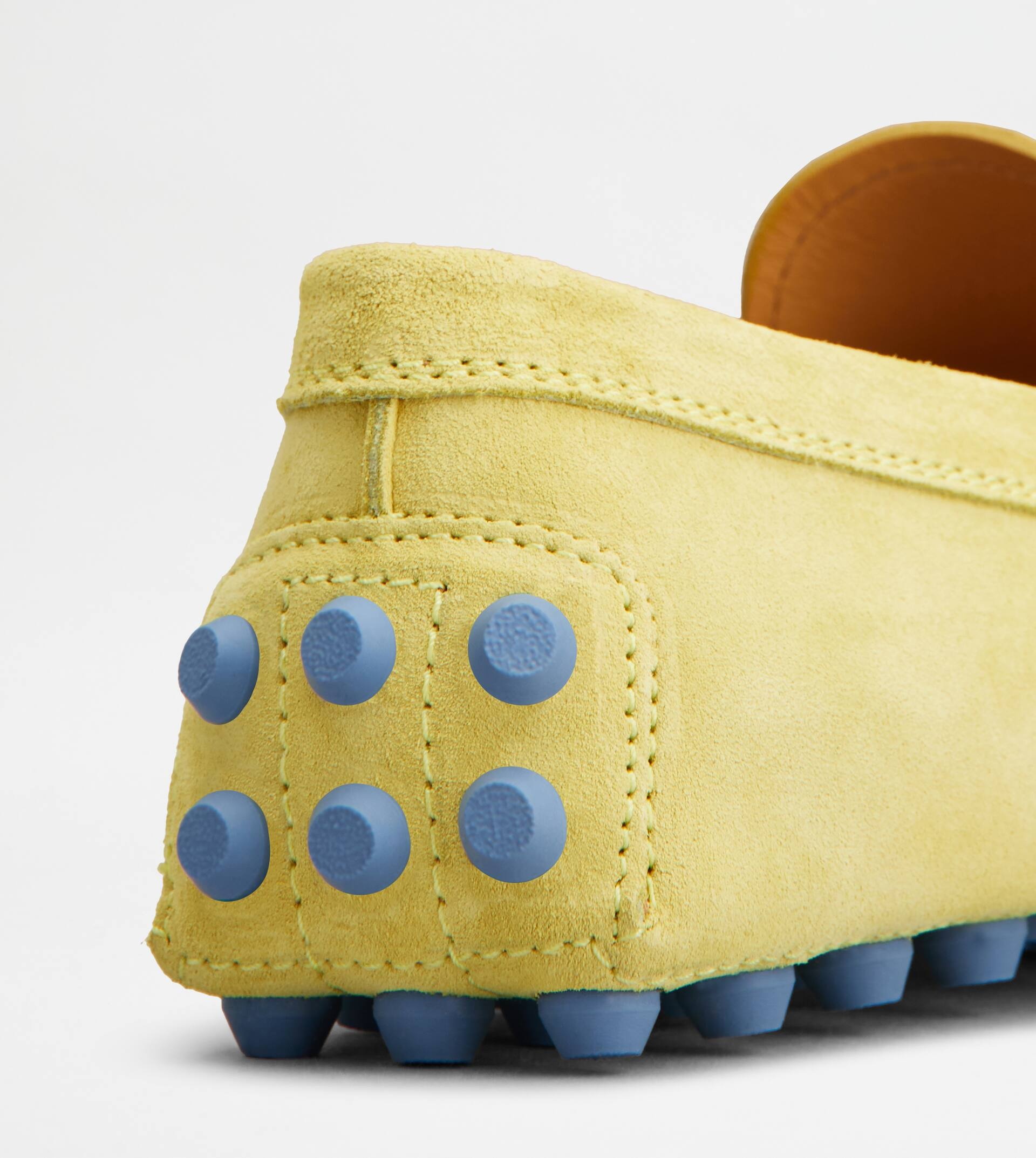 TOD'S GOMMINO BUBBLE IN SUEDE - YELLOW - 5