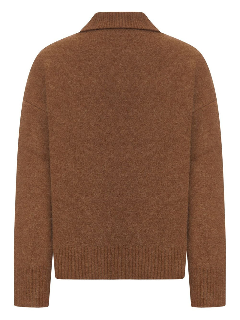 AMI Paris heart-logo sweater outlook