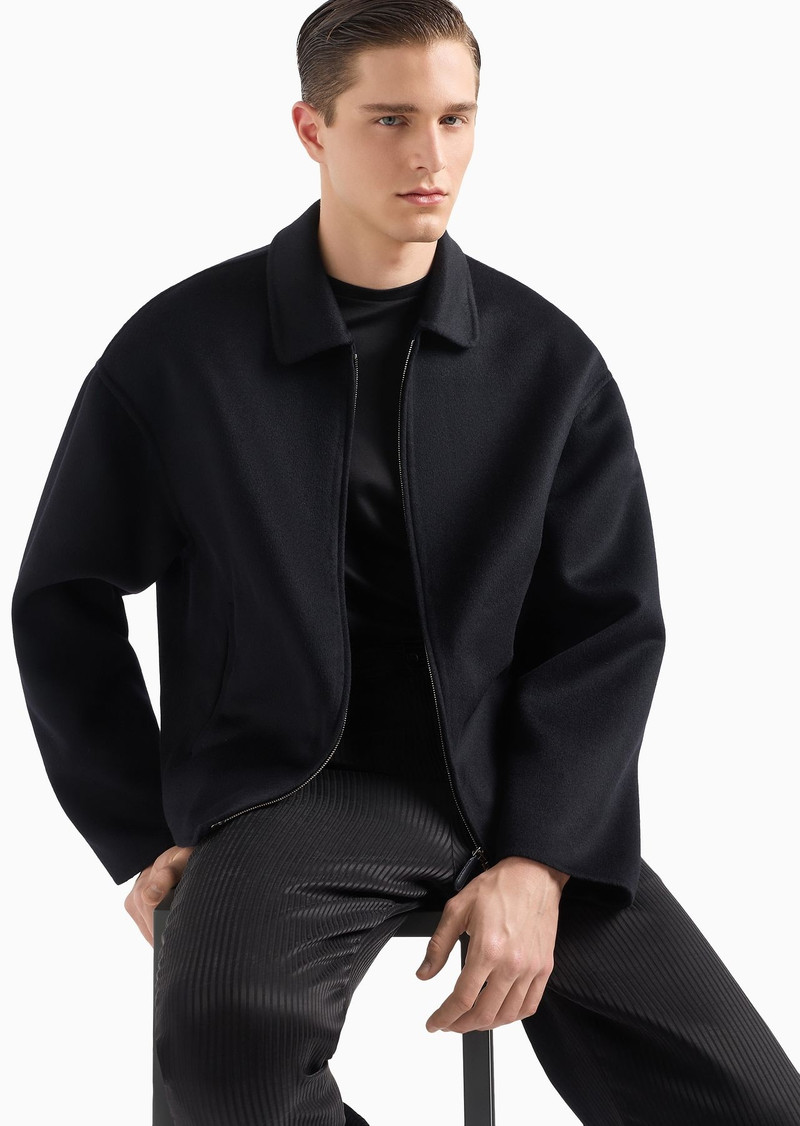 더블 캐시미어 천 blouson 6