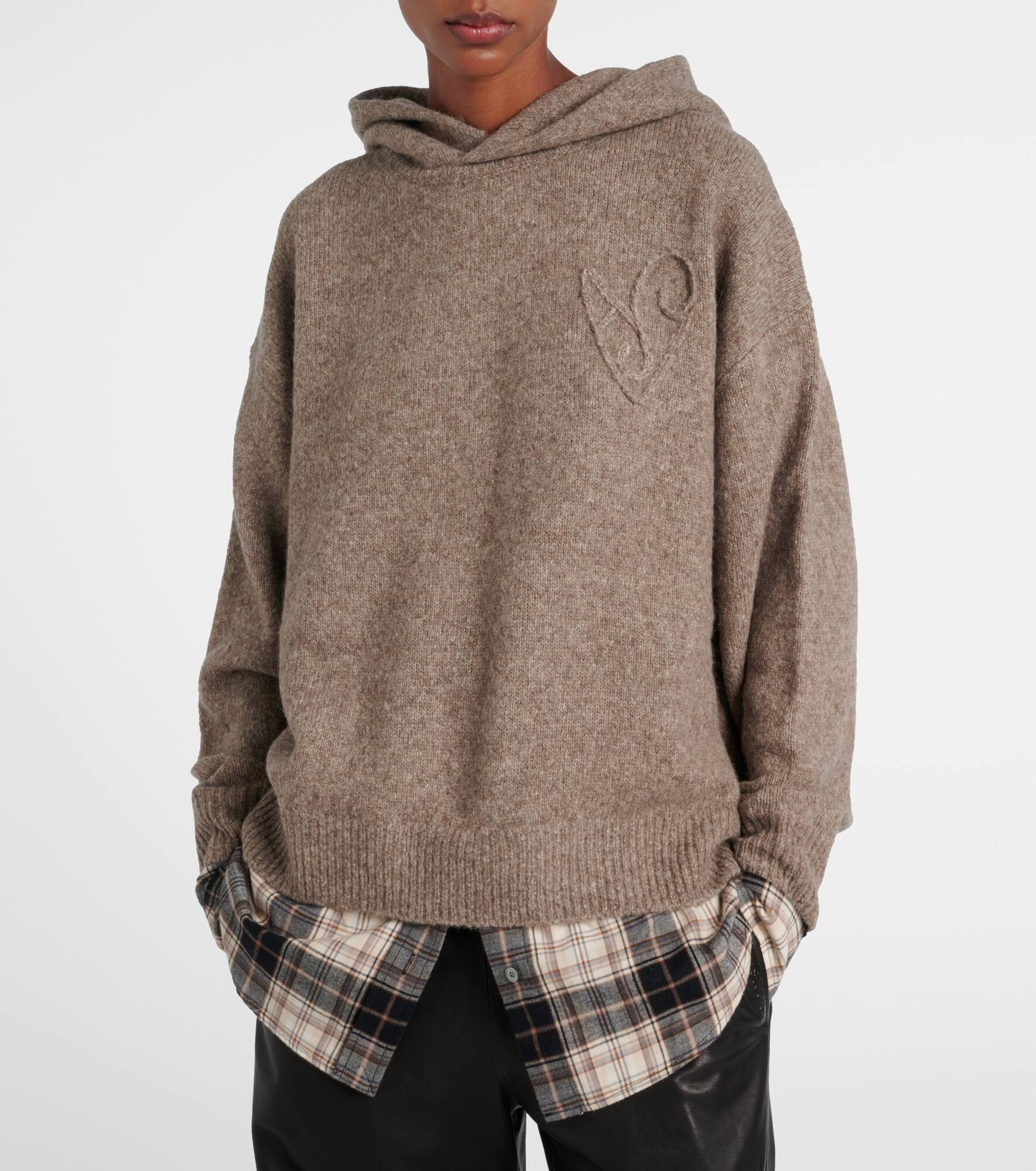 Layered wool-blend sweater - 6