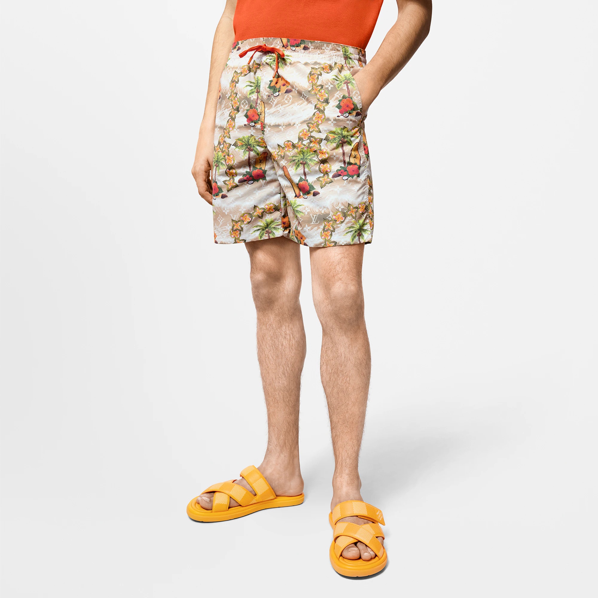 Monogram Nylon Swim Shorts - 2