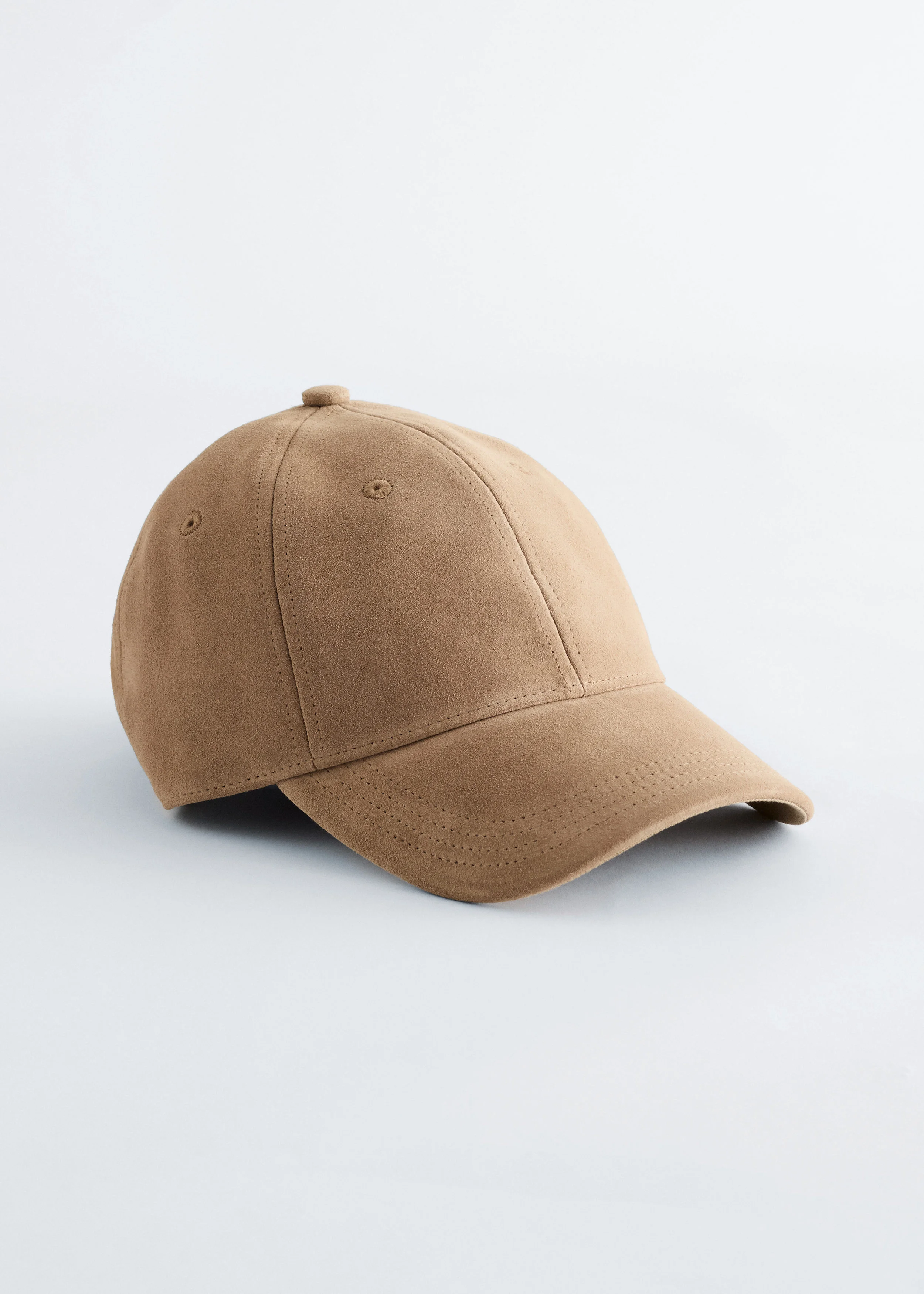 Suede Baseball Cap - 1