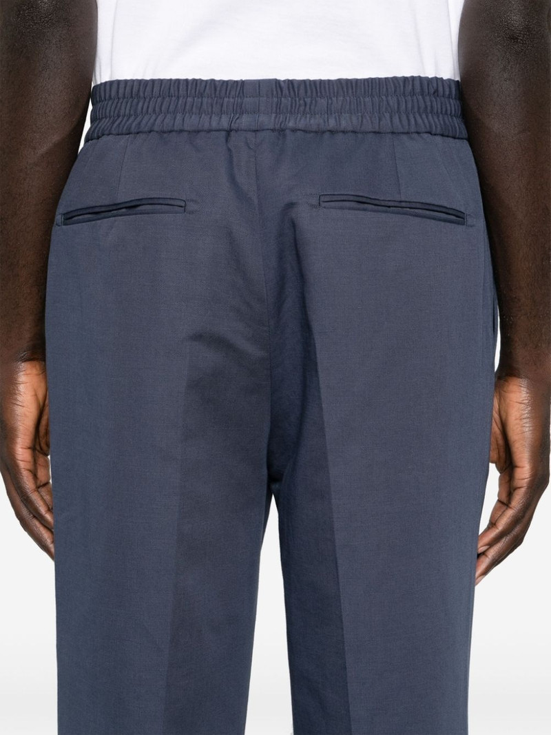 mid-rise tapered trousers 5