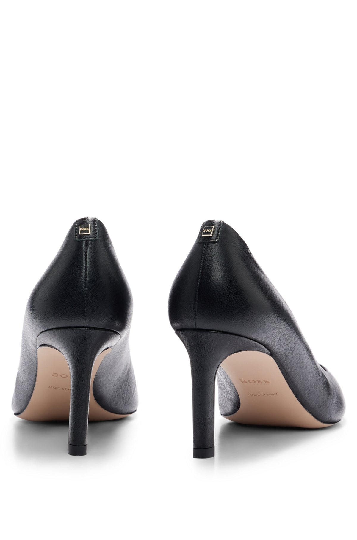 NAPPA-LEATHER PUMPS WITH 7CM HEEL - 5