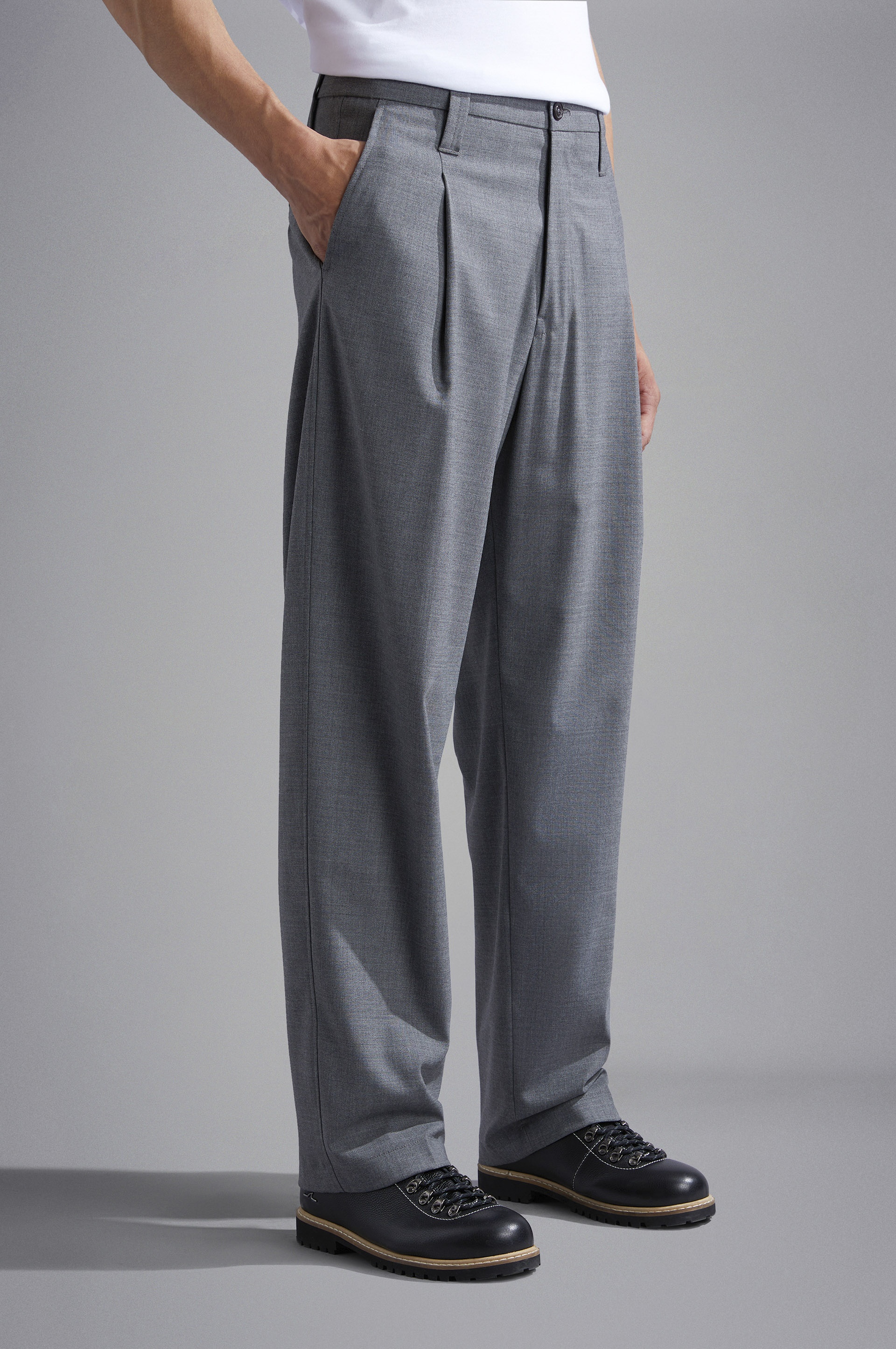 TECHNICAL WOOL CHINO TROUSERS - 6